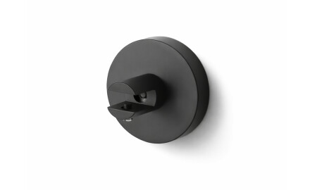CLASSIC – Hengsel med rosett til glasshyller 07.80160/50/40/30 – 2 stk. / matt svart
