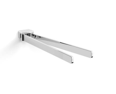 NEXT – Håndkleholder / bevegelig med to armer / krom