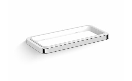 NEXT – Dobbeltholder, til montering på benkeplate / * glass bestilles separat / krom