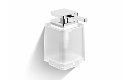 NEXT – Dispenser for flytende såpe, uten holder / krom, matt glass