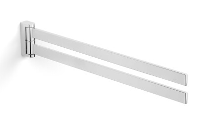 MILANO – Håndkleholder / med to bevegelige armer / krom