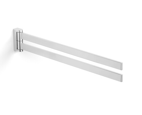 MILANO – Håndkleholder / med to bevegelige armer / krom