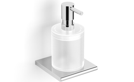MILANO – Doser for flytende såpe / krom, matt glass