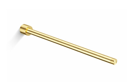 MEGAN – Håndkleholder / loddrett, enkelt / børstet champagnegull