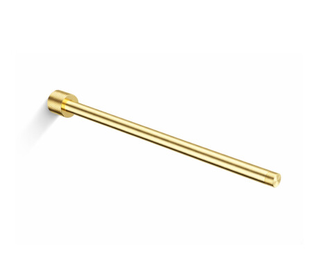 MEGAN – Håndkleholder / loddrett, enkelt / børstet champagnegull
