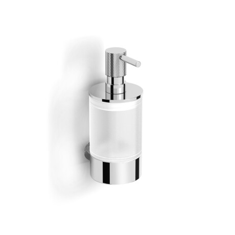 MEGAN – Dispenser for flytende såpe / krom, matt glass #1