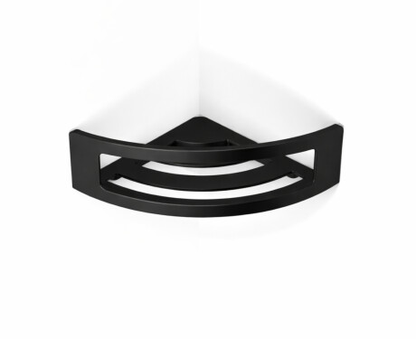 Handlekurv – hjørnehylle 16x16x8 / matt svart