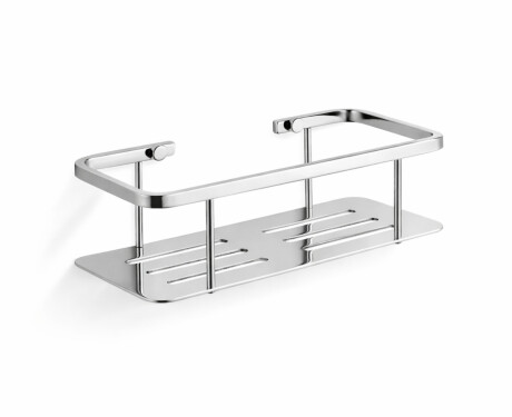 Kurv – baderomshylle 25x11x7 / polert stål