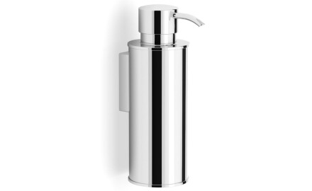 Dispenser for flytende såpe 0,25 l / rund / krom