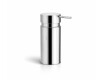 Dispenser for flytende såpe 0,15 l / rund, til montering på benkeplate / krom