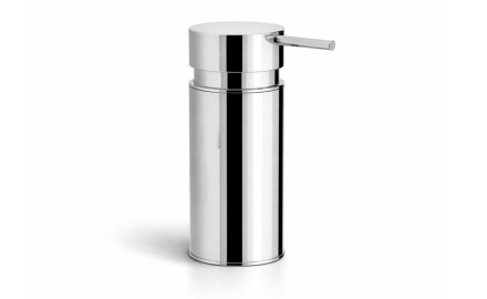 Dispenser for flytende såpe 0,15 l / rund, til montering på benkeplate / krom