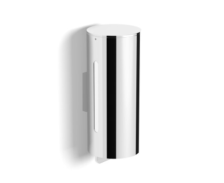 Dispenser for flytende såpe 0,5 l / doseringssystem i bunnen / krom
