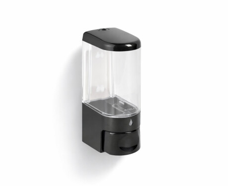 Dispenser for flytende såpe 0,25 l / ABS, svart høyglans