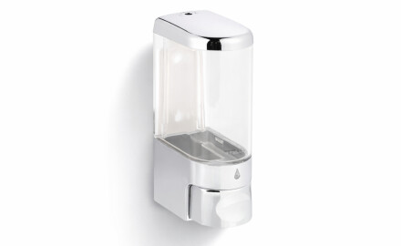 Dispenser for flytende såpe 0,25 l / ABS, krom