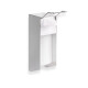 Dispenser for desinfeksjonsvæske, 0,5 l, med albuebetjening / matt aluminium #1