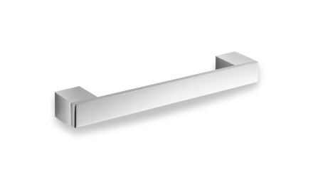 Rett baderomshåndtak, 28 cm / krom
