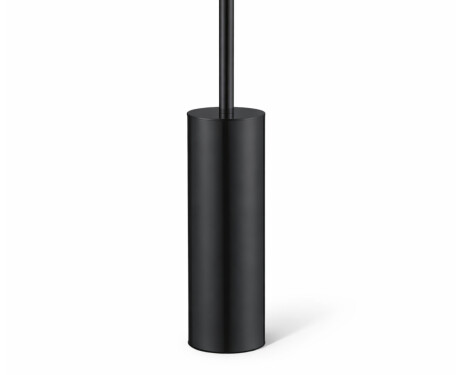 Frittstående, selvsentrerende toalettbørste / matt svart