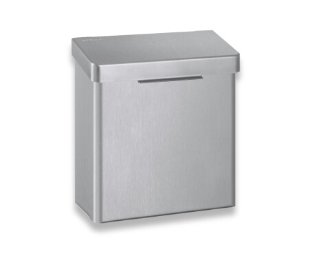 Beholder for hygienisk avfall, 4,5 l, R10-serien / børstet rustfritt stål
