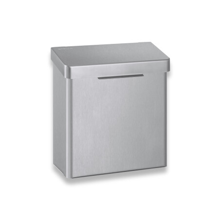 Beholder for hygienisk avfall, 4,5 l, R10-serien / børstet rustfritt stål #1