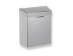 Beholder for hygienisk avfall, 4,5 l, R1-serien / børstet rustfritt stål
