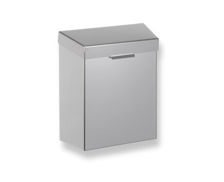Beholder for hygienisk avfall, 4,5 l, R1-serien / børstet rustfritt stål