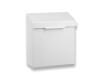 Beholder for hygienisk avfall, 4,5 l, R1-serien / rustfritt stål, matt hvit