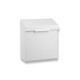 Beholder for hygienisk avfall, 4,5 l, R1-serien / rustfritt stål, matt hvit #1