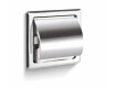 Toalettpapirholder / innfelt / krom