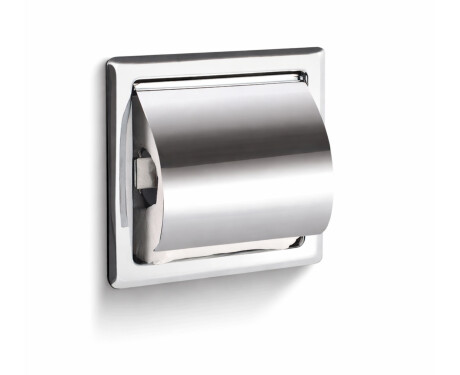 Toalettpapirholder / innfelt / krom