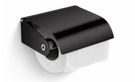 Toalettpapirholder / matt svart