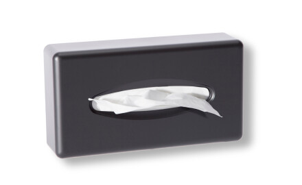 Dispenser for papirlommetørklær / ABS, matt svart