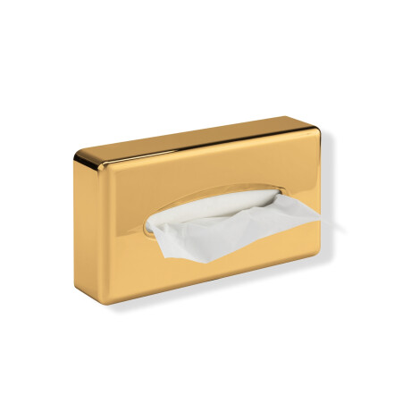 Dispenser for papirlommetørklær / ABS, gullglans #1