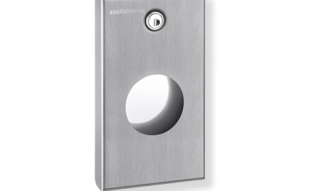 Dispenser for hygieneposer, R1-serien / børstet rustfritt stål