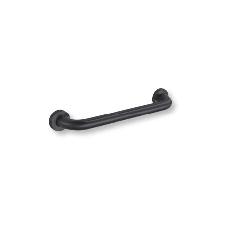 Støttehåndtak for personer med nedsatt funksjonsevne, Ø32, rett, STANDARD – 40 cm / rustfritt stål, matt svart #1