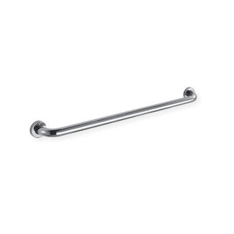 Støttehåndtak for personer med nedsatt funksjonsevne, Ø32, rett, STANDARD – 80 cm / polert rustfritt stål #1