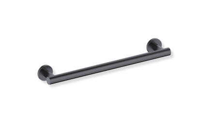 Støttehåndtak for personer med nedsatt funksjonsevne, Ø32, rett, PREMIUM – 50 cm / rustfritt stål, matt svart