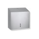 Dispenser for V-foldede papirhåndklær (maks. papirstørrelse 25x11,5x24 cm) R1-serien / børstet rustfritt stål #1