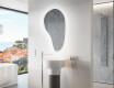 LED-badsspeil med uregelmessig form S222