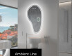 LED-badsspeil med uregelmessig form S223 #3