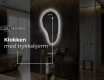 LED-badsspeil med uregelmessig form S223 #8