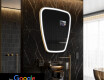 Uregelmessig speil med lys LED SMART Z222 Google