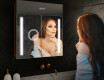 Baderomsskap Med LED-speil - L02 Emily 66,5 x 72cm #9