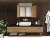 Baderomsskap Med LED-speil - L55 Emily 66,5 x 72cm #8
