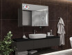 Baderomsskap Med LED-Speil - L27 Sarah 100 x 72cm #11