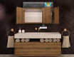 Baderomsskap Med LED-Speil - L55 Sarah 100 x 72cm #9