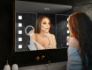 Baderomsskap Med LED-speil - L03 Emily 100 x 72cm #9