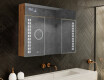 Baderomsskap Med LED-speil - L55 Emily 100 x 72cm