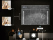 Baderomsskap Med LED-speil - L55 Emily 100 x 72cm #5