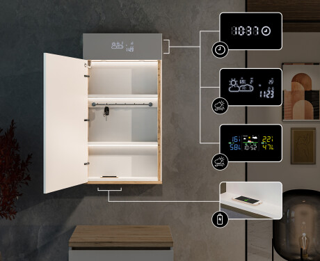 Skap For Tilbehør - Amelia 60 x 110cm #4