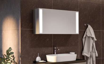 Baderomsskap Med LED-Speil Sofia 100 x 50cm